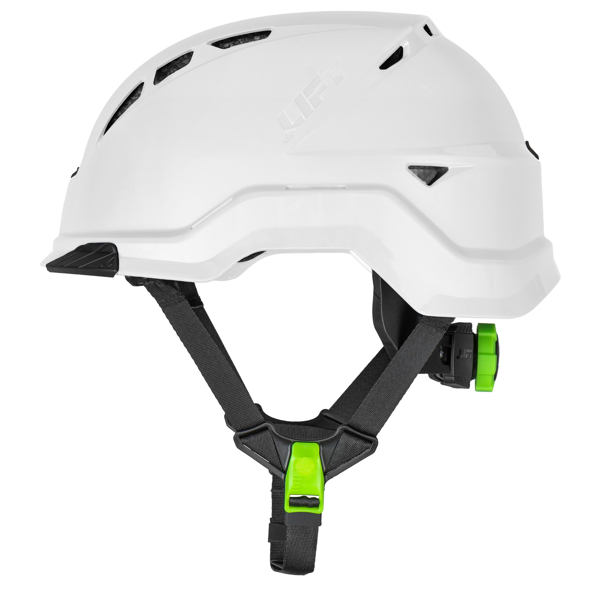 Lift RADIX Type 2 White Hard Hat Helmet w/Strap - Utility and Pocket Knives